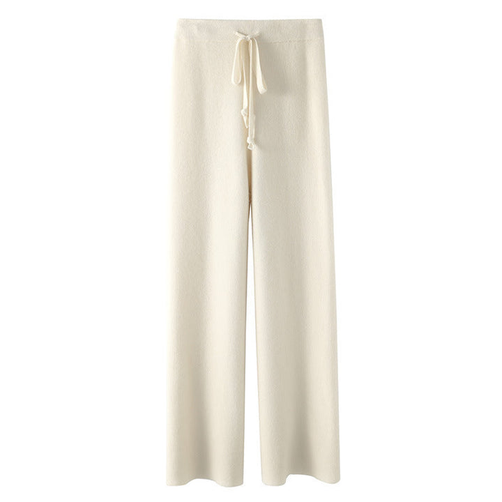 Men's Wide-Leg Drawstring Trousers