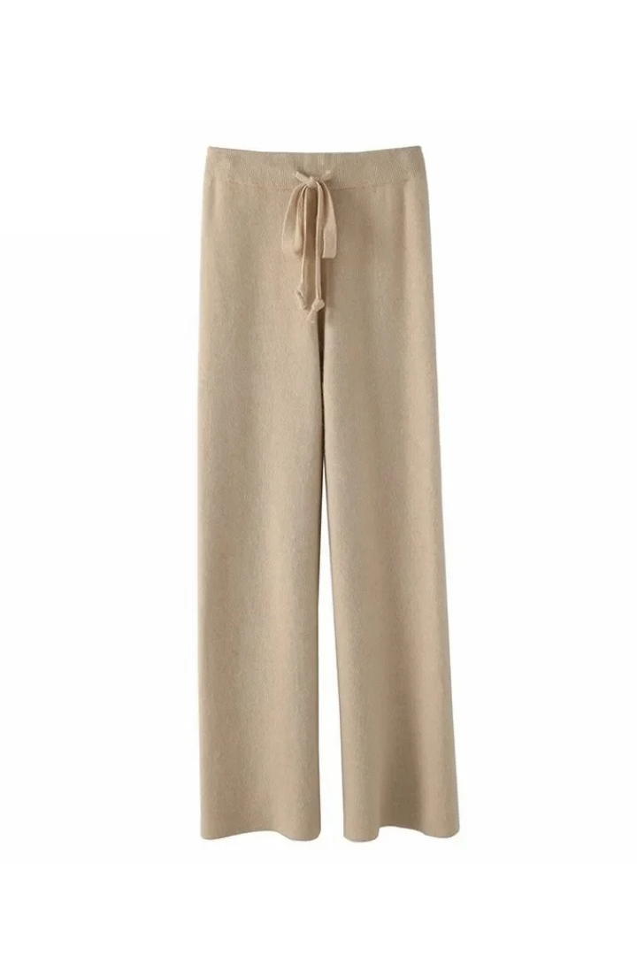 Men's Wide-Leg Drawstring Trousers