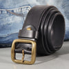 Men's Wide Western Belt with Square Pin Buckle