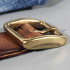 Men's Wide Western Belt with Square Pin Buckle