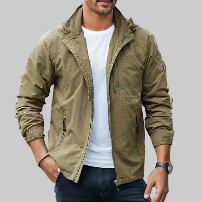 Men's Zip-Front Cargo Jacket
