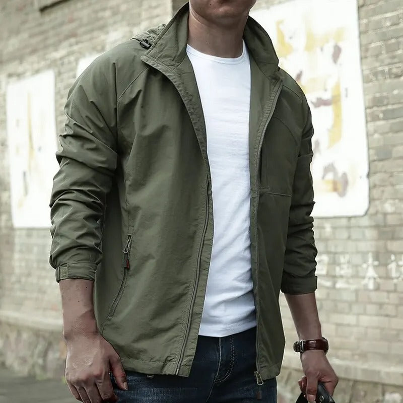 Men's Zip-Front Cargo Jacket