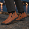Men's Zip Moc-Toe Ankle Boots