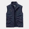 Men's Zip-Up Stand Collar Vest