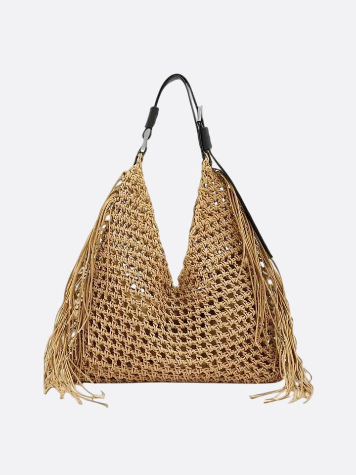 Boheme Stråtaske I Håndvævet Sommerdesign