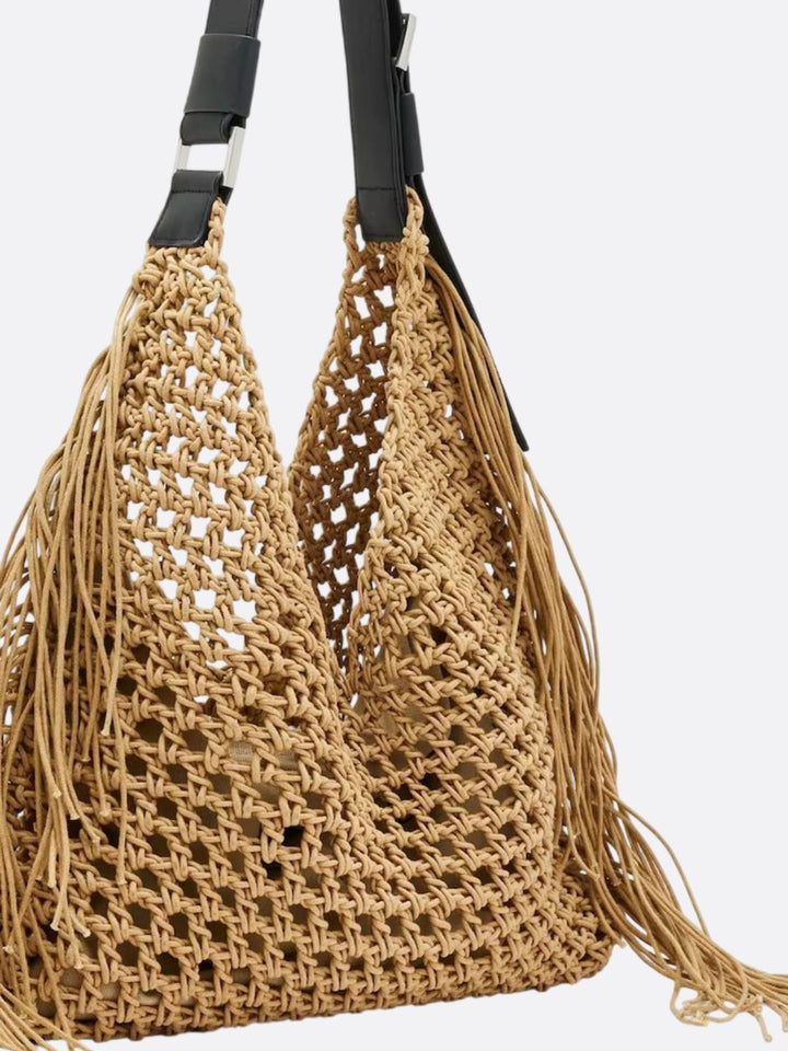 Boheme Stråtaske I Håndvævet Sommerdesign