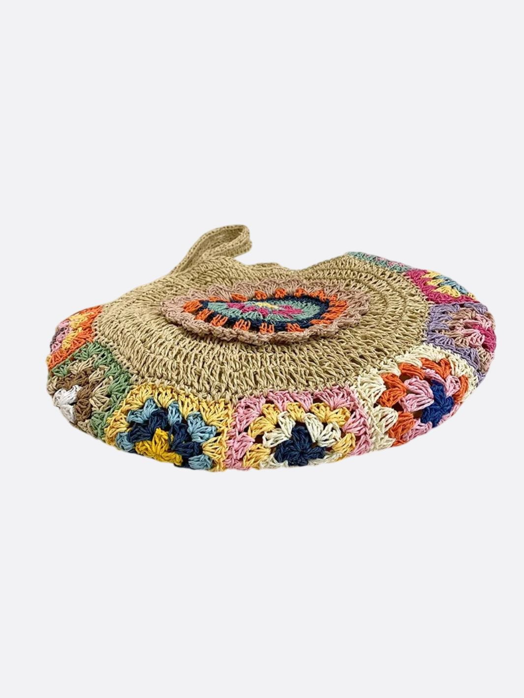 Rund Stråtaske I Elegant Naturligt Sommerdesign
