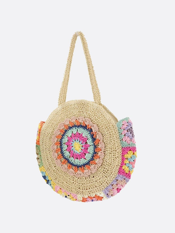 Rund Stråtaske I Elegant Naturligt Sommerdesign