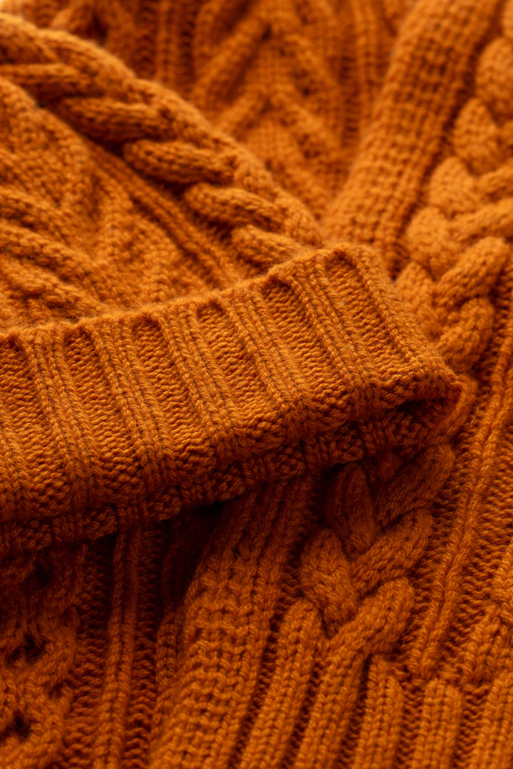 Women's Aran Cable-Knit Beanie