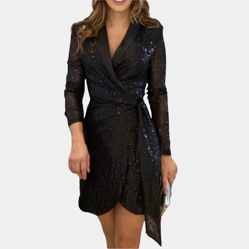 Women's Belted Blazer Dress