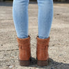 Women's Quilted Lace-Up Ankle Boots with Side Zip