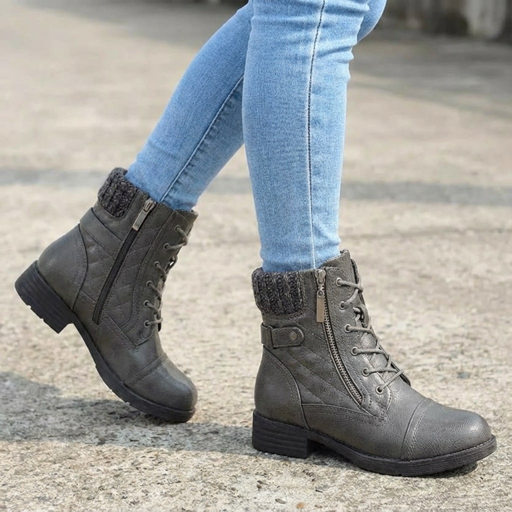 Women's Block Heel Ankle Boots