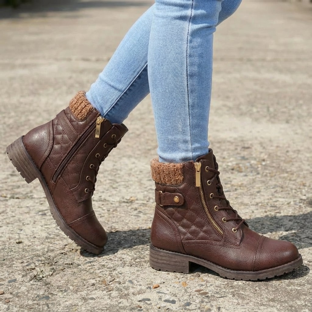Women's Block Heel Ankle Boots