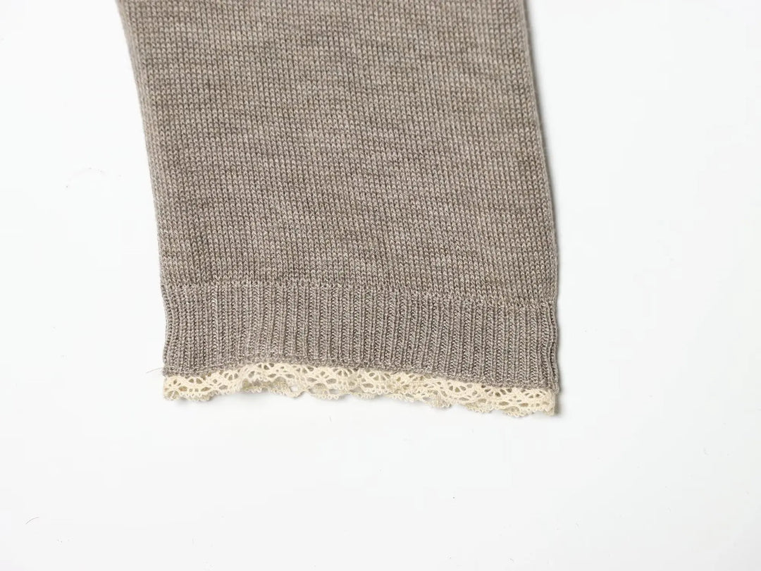 Women's Button-Front Crew Neck Knit Cardigan