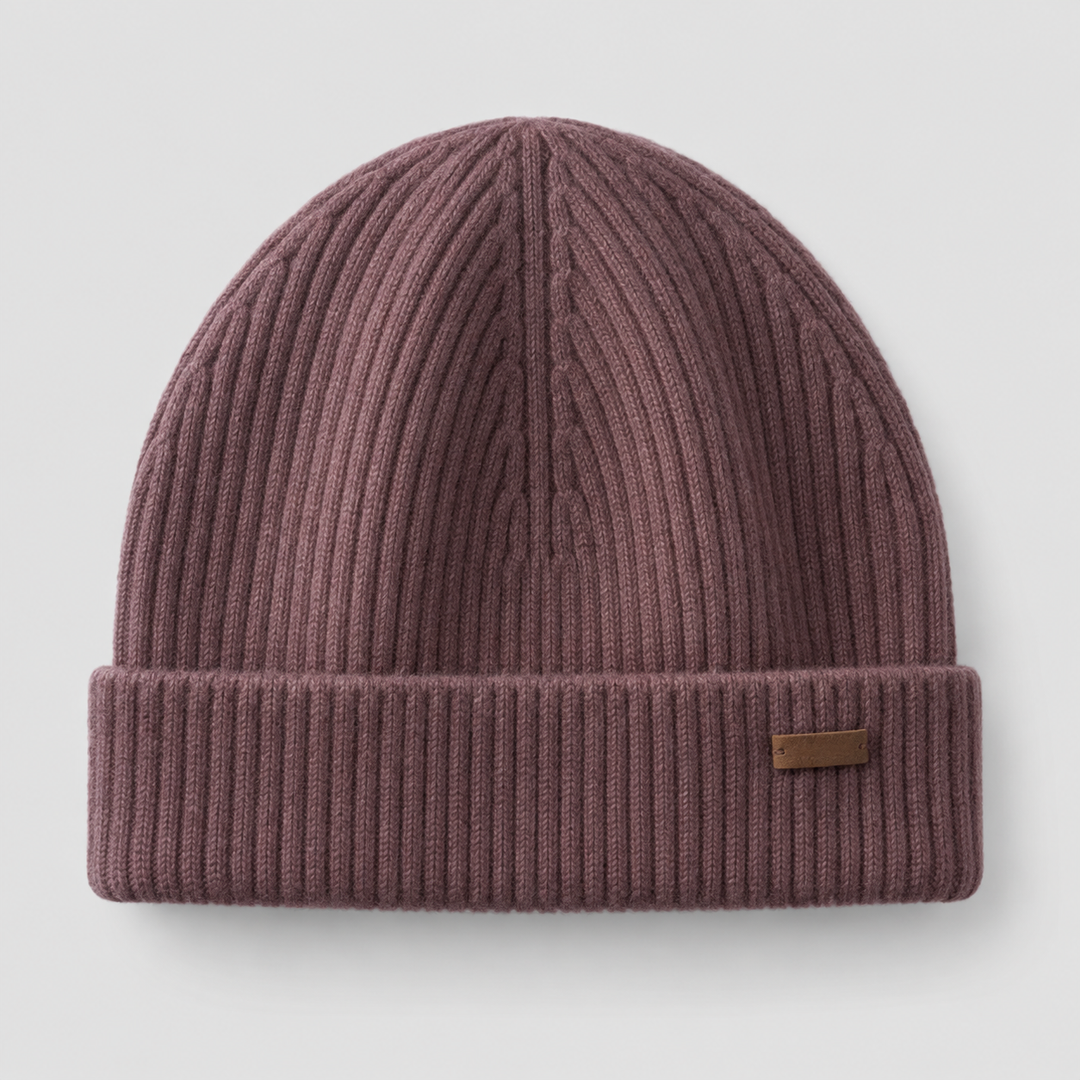Women's Cable-Knit Ribbed Cuffed Beanie