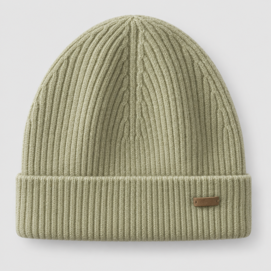 Women's Cable-Knit Ribbed Cuffed Beanie