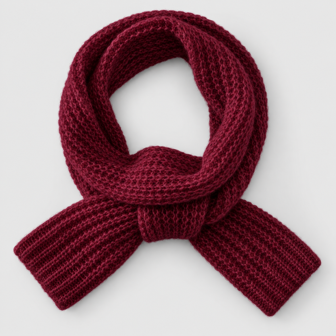 Women's Chunky Ribbed Keyhole Scarf