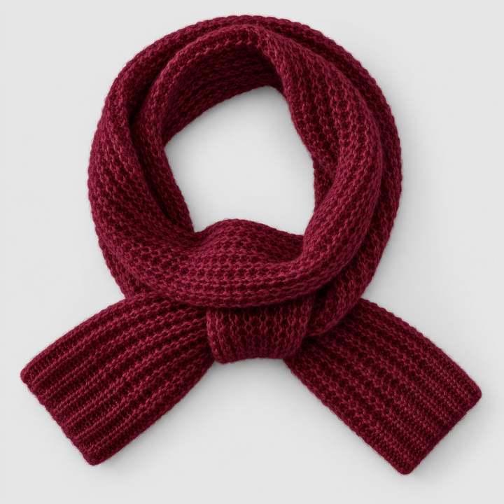 Women's Chunky Ribbed Keyhole Scarf