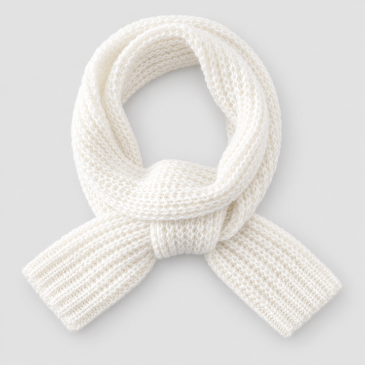 Women's Chunky Ribbed Keyhole Scarf