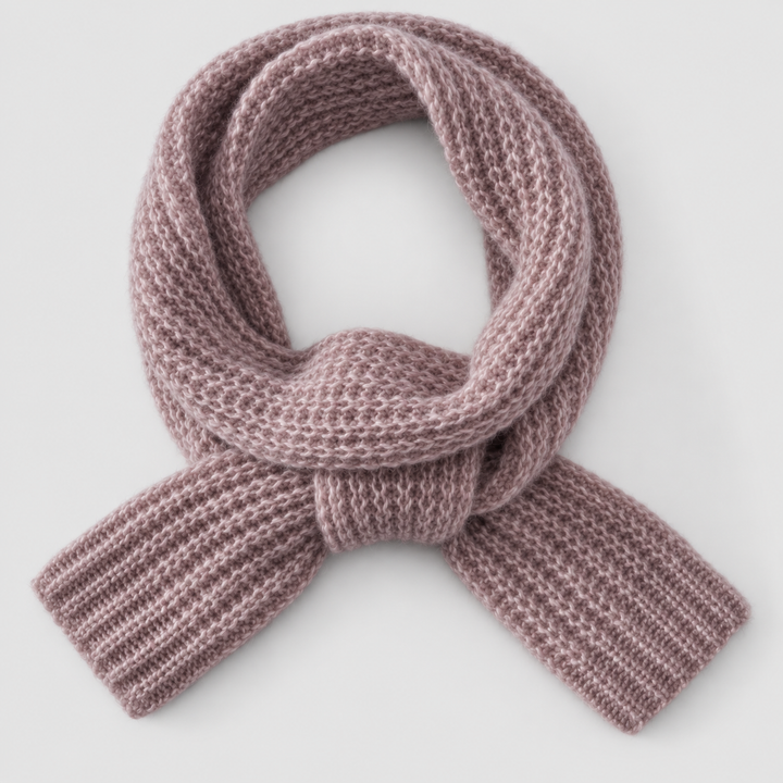 Women's Chunky Ribbed Keyhole Scarf