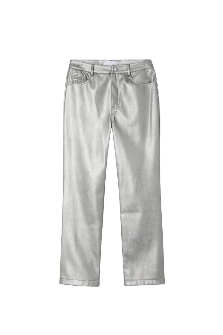 Women's Cropped Straight-Leg Trousers