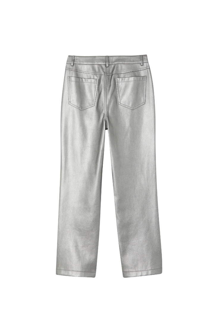Women's Cropped Straight-Leg Trousers