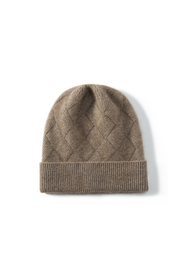 Women's Diamond-Texture Ribbed Beanie