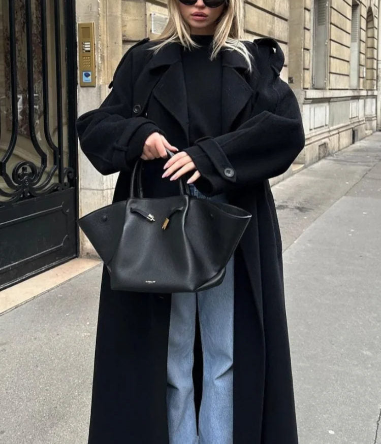 Women's Double-Breasted Belted Trench Coat