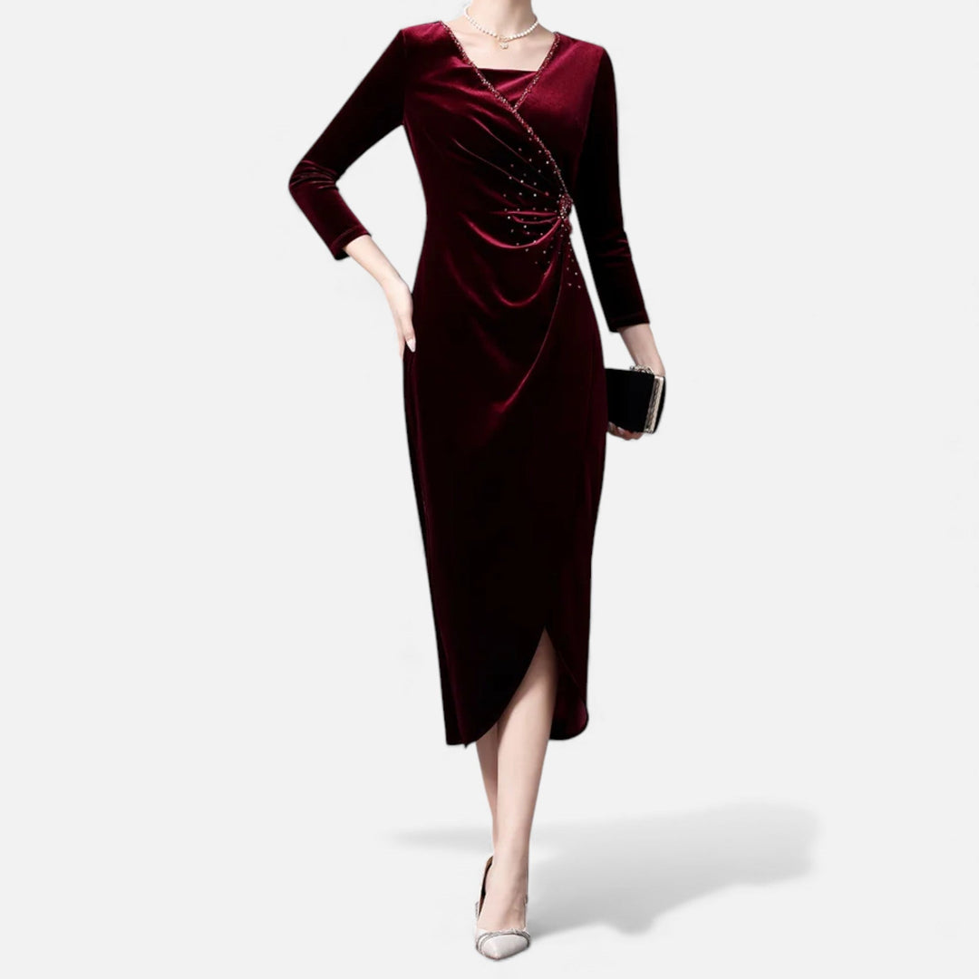Women's Draped Wrap Dress