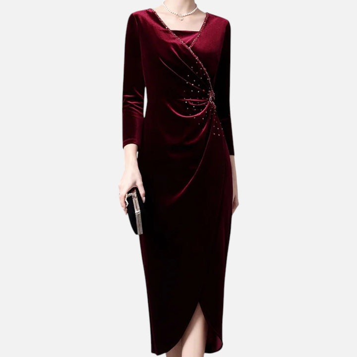 Women's Draped Wrap Dress
