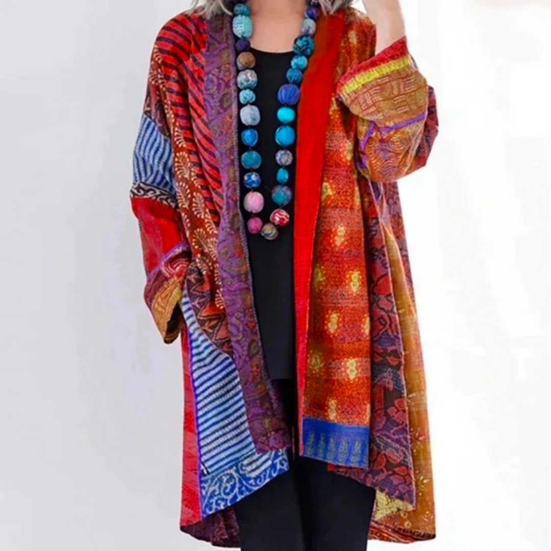 Women's Duster-Length Knit Cardigan