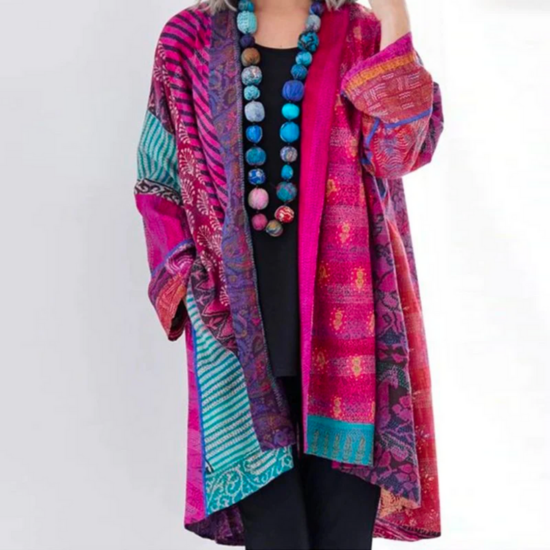 Women's Duster-Length Knit Cardigan