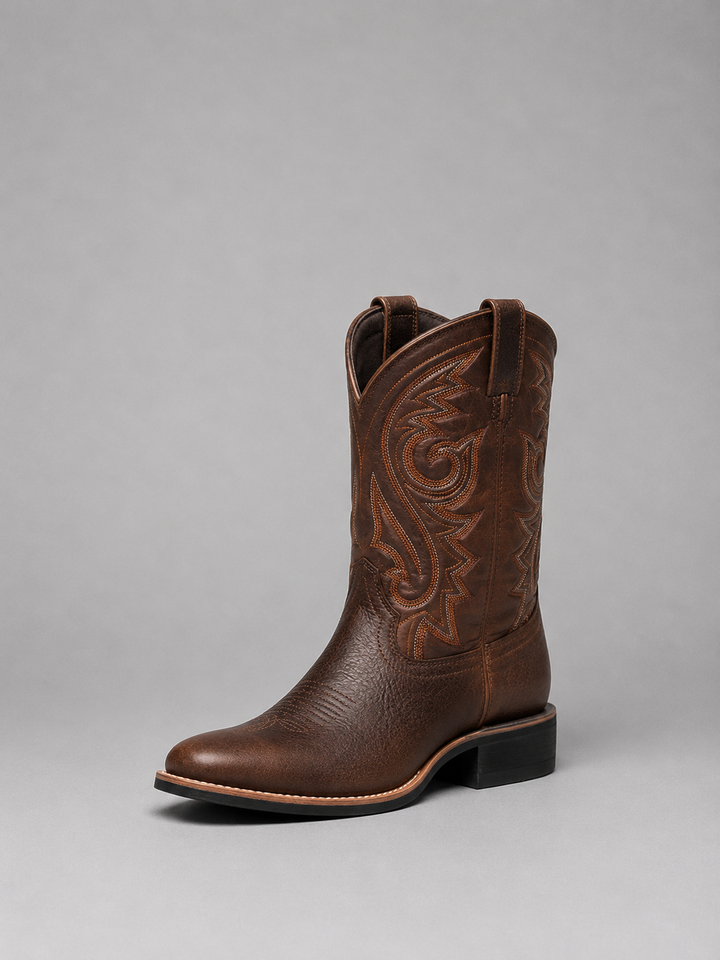 Women's Embroidered Knee-High Cowboy Boots