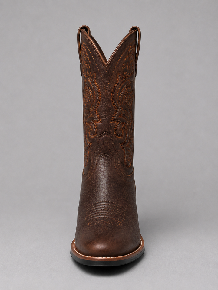 Women's Embroidered Knee-High Cowboy Boots