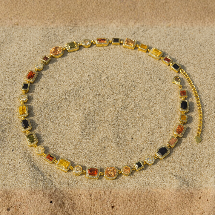 Women's Gemstone Chain Bracelet
