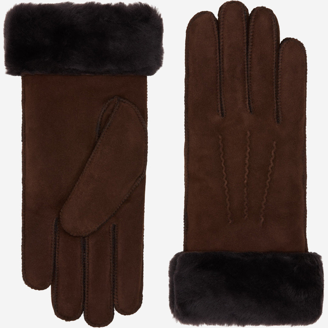 Women's Gloves with Stitched Back Detail