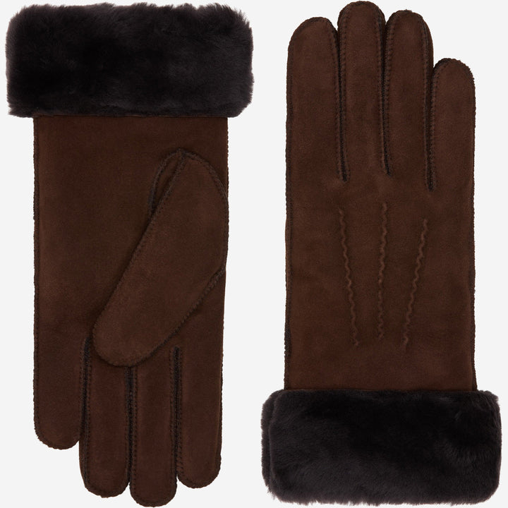 Women's Gloves with Stitched Back Detail