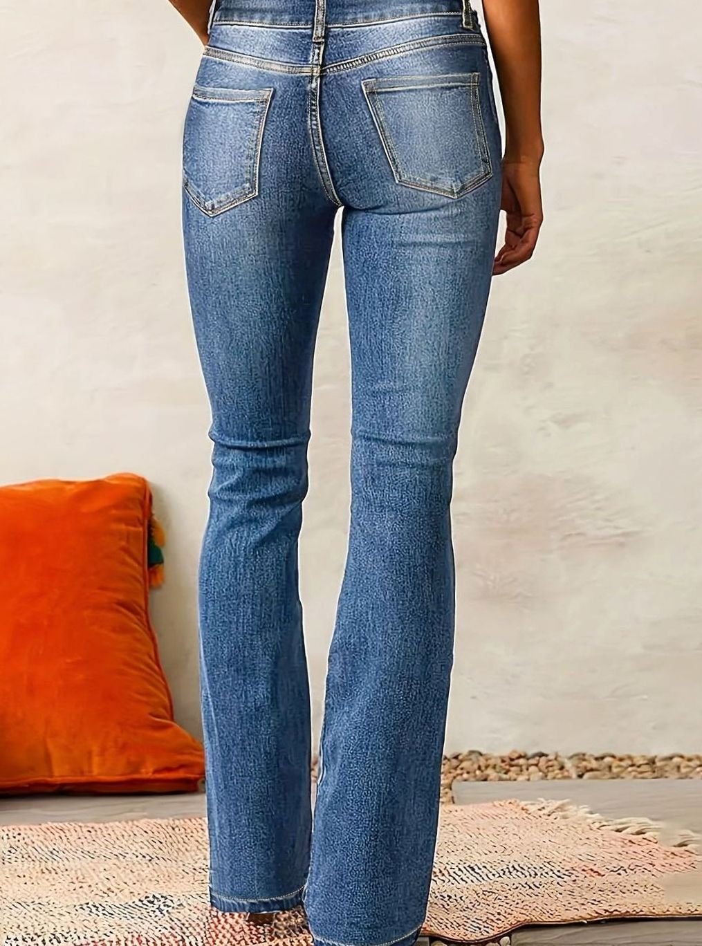 Women's High-Waist Flare Bootcut Jeans