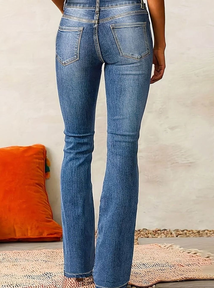Women's High-Waist Flare Bootcut Jeans