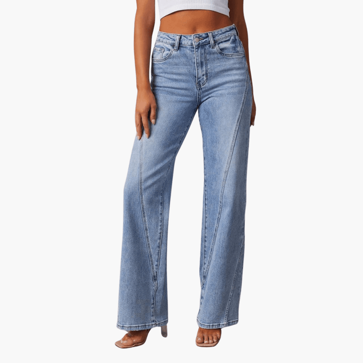 Women's High-Waist Flare Jeans