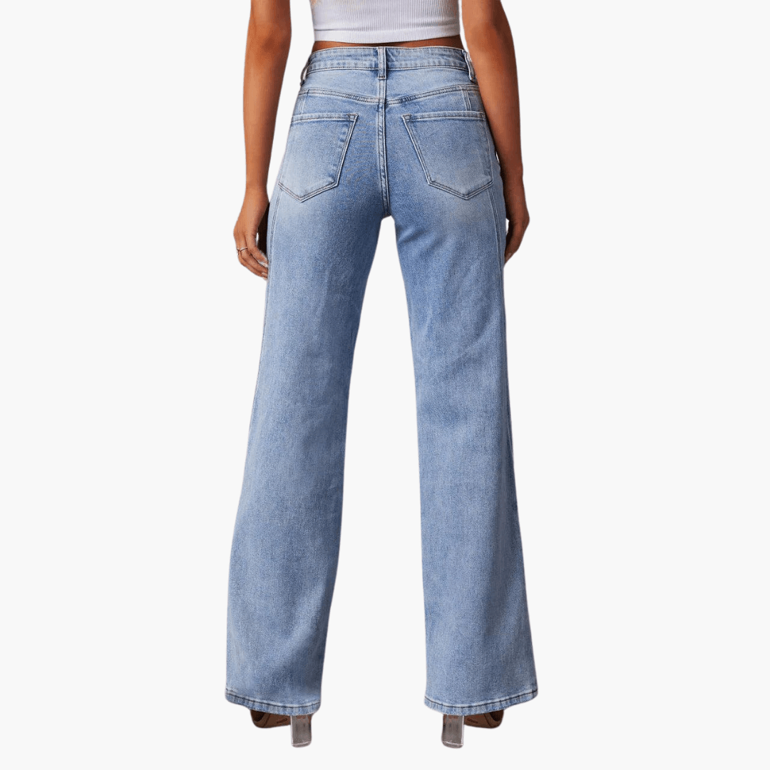 Women's High-Waist Flare Jeans