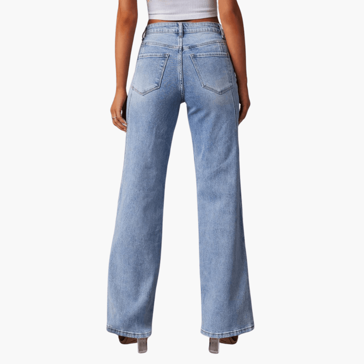 Women's High-Waist Flare Jeans