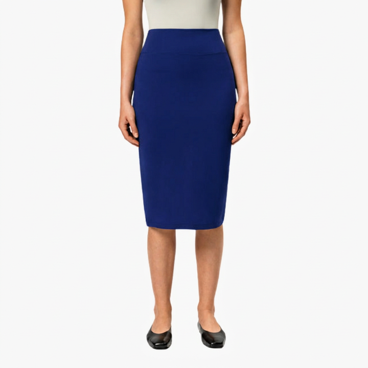 Women's High-Waist Pencil Midi Skirt