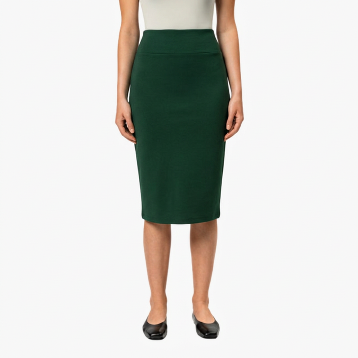 Women's High-Waist Pencil Midi Skirt