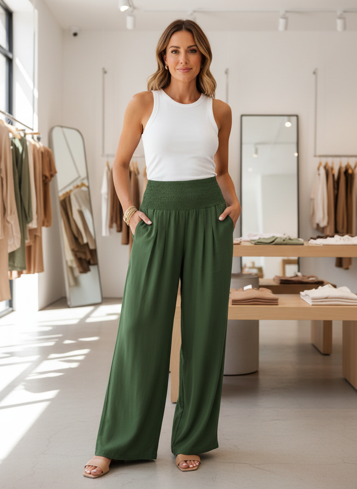 Women's High-Waist Trousers