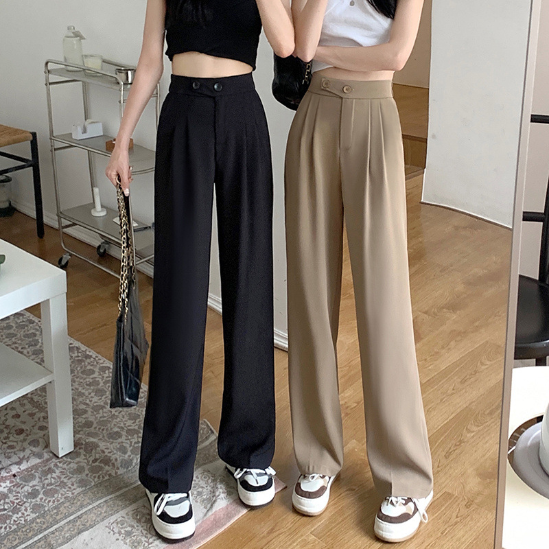 Women's High-Waist Wide-Leg Trousers