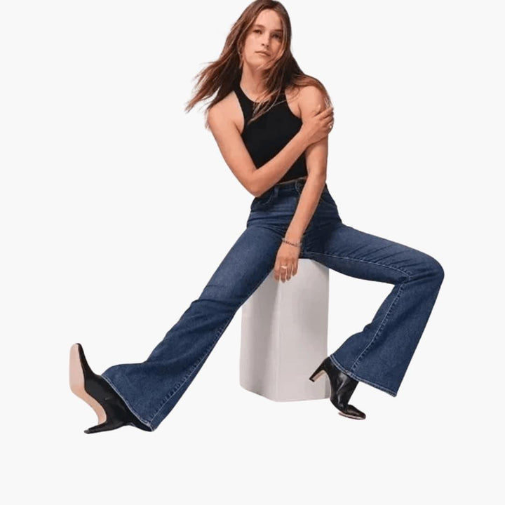 Women's High-Waisted Bootcut Jeans