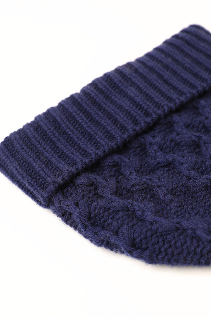 Women's Honeycomb Cable Knit Beanie