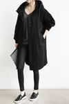 Women's Hooded Oversized Trench Coat