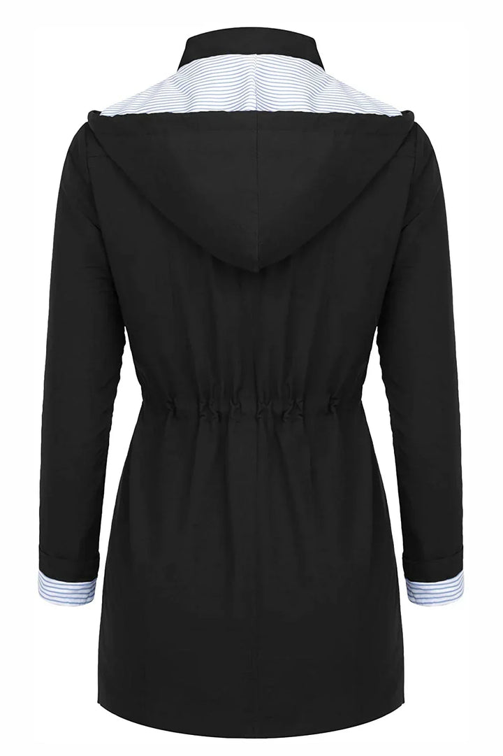 Women's Hooded Drawstring Jacket